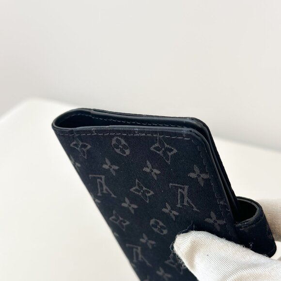 Louis Vuitton Card Wallet - Mini Lin Noir - Picture 6 of 10